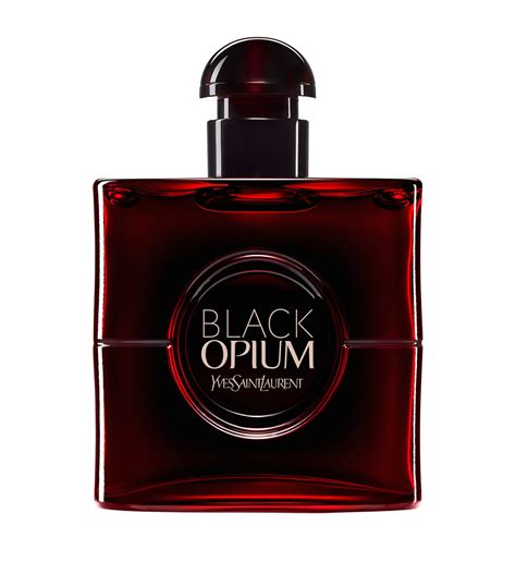 ysl black opium on red